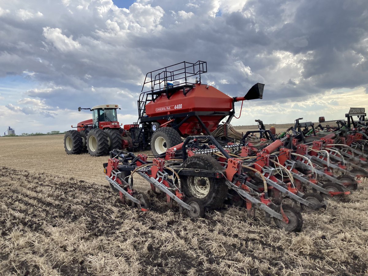 That’s a wrap for #Plant22 in Northern Alberta. Was able to put my last #InVigor canola trial in just before the rain tonight. Big shout out to <a href="/LoganSnow09/">Logan Snow</a> for helping out with them and everyone else that made them possible. Can’t wait to see you all this tour season. #InVigor25