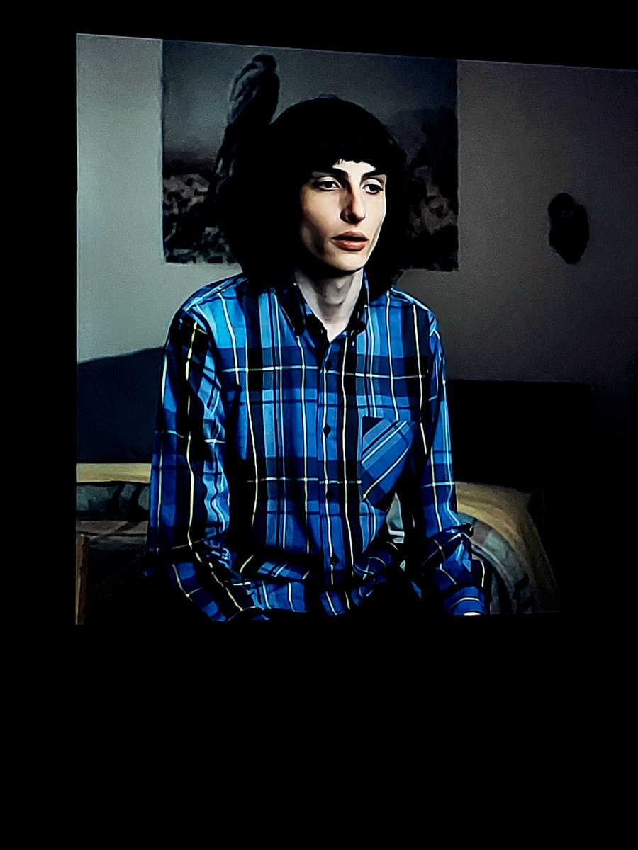 pasyka's tweet photo. I expect nostalgia from #strangerthings but was still not prepared to see Mike Wheeler rocking 2nd grade #phonics blue plaid!

 Talk about a #throwback to 1988!
#STRANGERTHINGS4 
#sƃuᴉɥʇɹǝƃuɐɹʇs https://t.co/XlcjS0RUPg