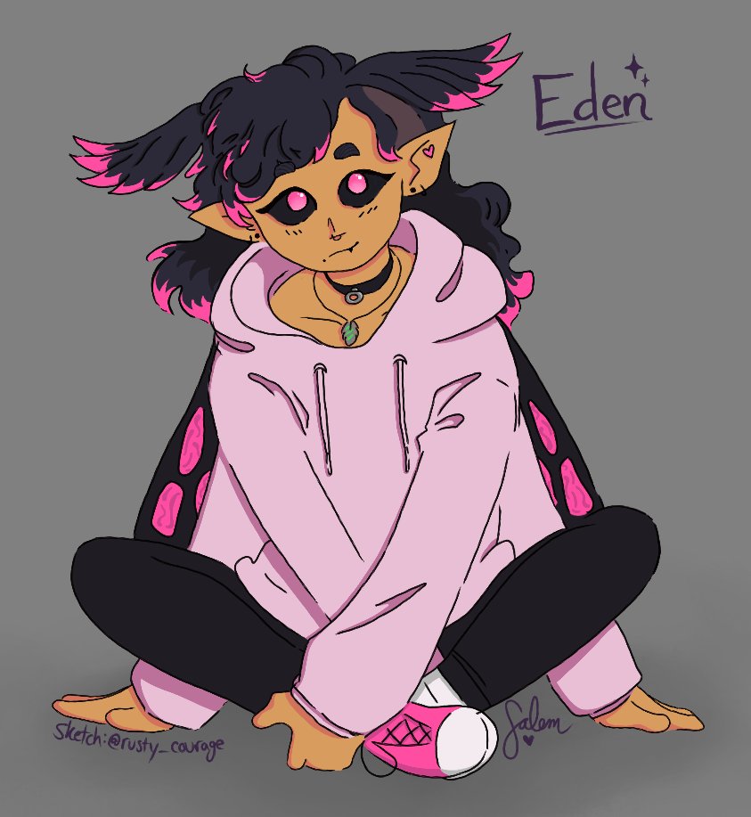 softemo69's tweet photo. the sketch i got from @rusty_courage is all colored !!!
yes, eden has 4 arms. more arms to snuggle with <3
#softemoart https://t.co/JtEtRSRETw