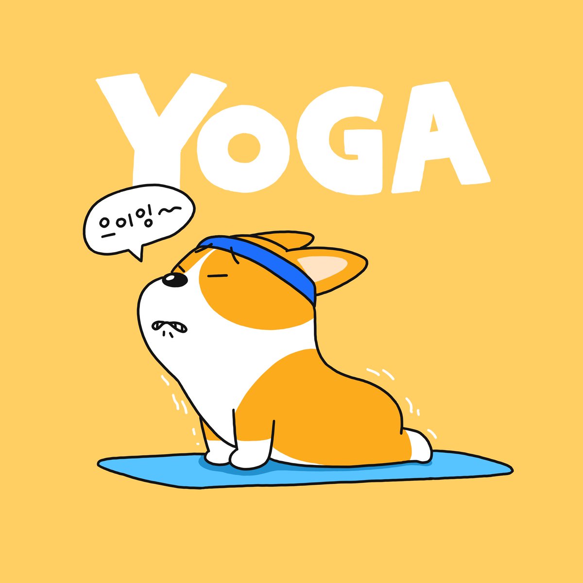 kwangpal's tweet photo. 건강해집시다
.
.
#character #NFTCommunity #NFTartists #welshcorgi #welsh #corgi #yoga https://t.co/S5Ii9ksTDx