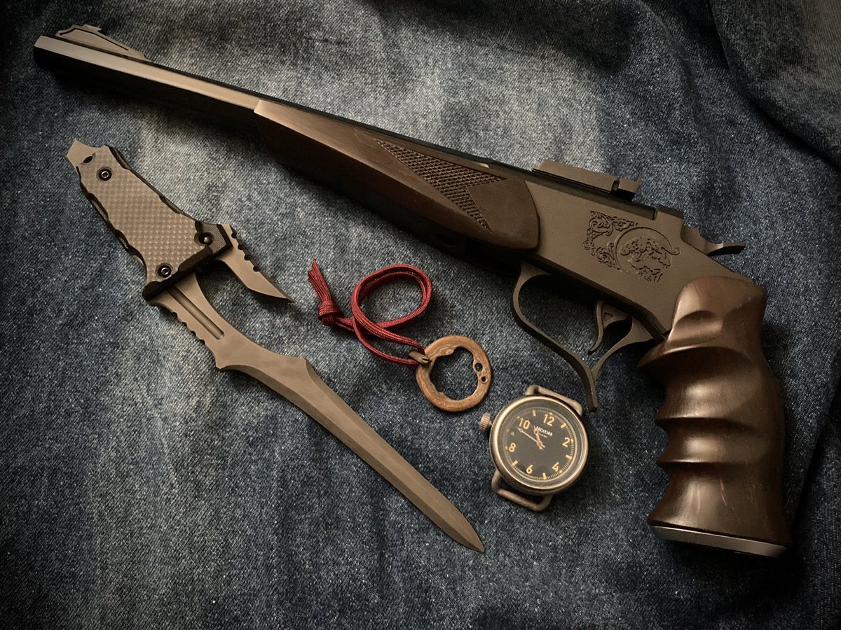 model763's tweet image. 魔術師殺しの仕事道具、完成
(コンテンダーの方ね)
納期に間に合わすためタイムアルターしまくって身体がボロボロ…