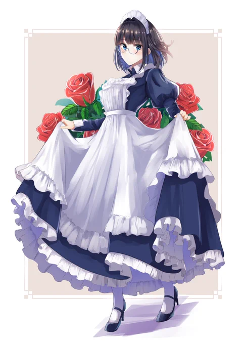 ロングメイド服が好きです 