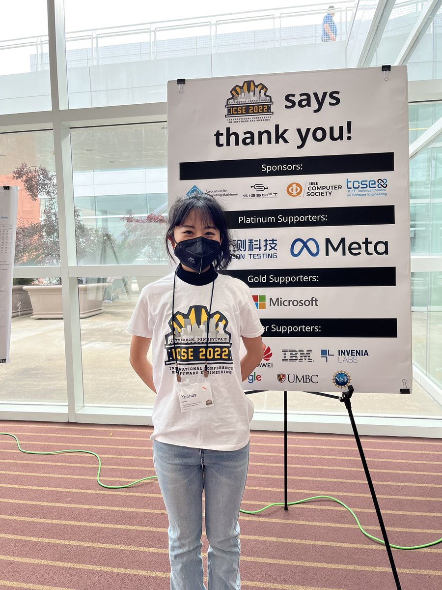 Last night in Pittsburgh for my first in person conference <a href="/ICSEconf/">ICSE</a> #ICSE2022 , it's my honor to be a sv, thanks everyone who said hi to me or talked with me, that is really nice for a freshman, listened many great presentations which are encouraged, really had fun!