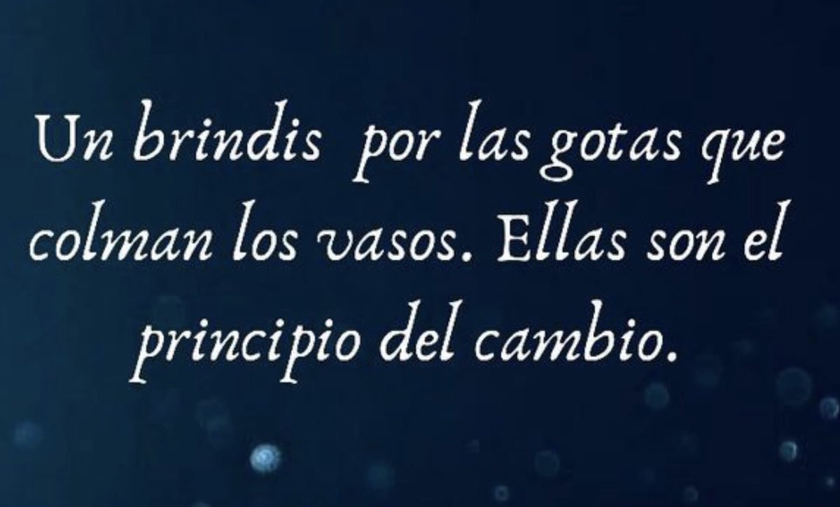 Cuándo se derramará esa gota en Venezuela?