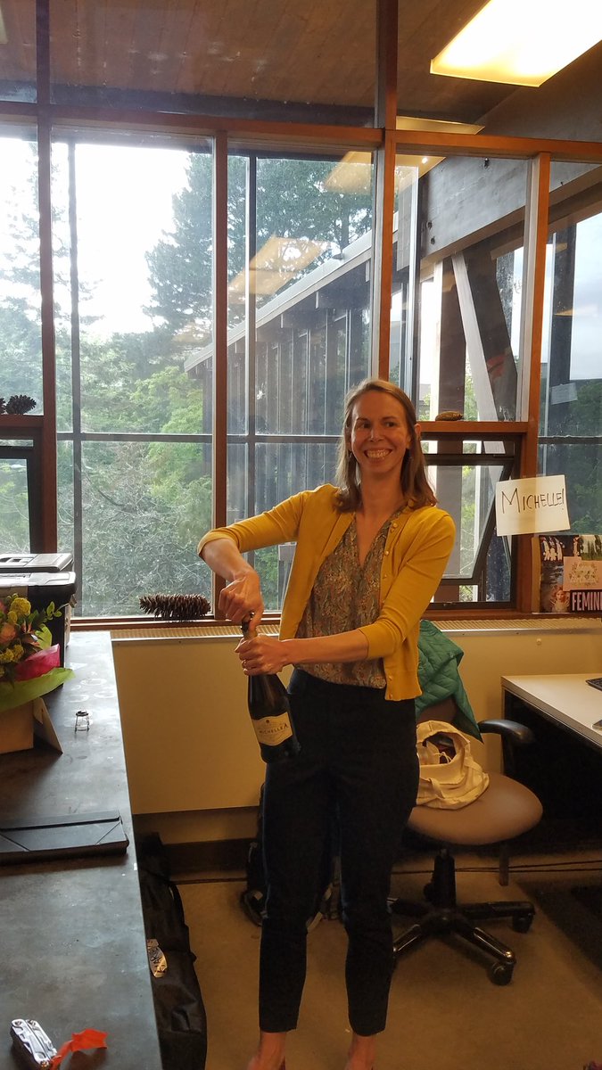Brian_J_Harvey's tweet photo. Big congrats to Dr.(!) @michelle_agne on an outstanding PhD defense today +becoming the 1st #HarveyLab PhD. Its been such an honor to be your advisor, and so fun to be on the journey to unlock insights about serotinous #forest #resilience to #fire. Sooo proud of you Michelle!π²π₯ https://t.co/SOQTcZVuEw