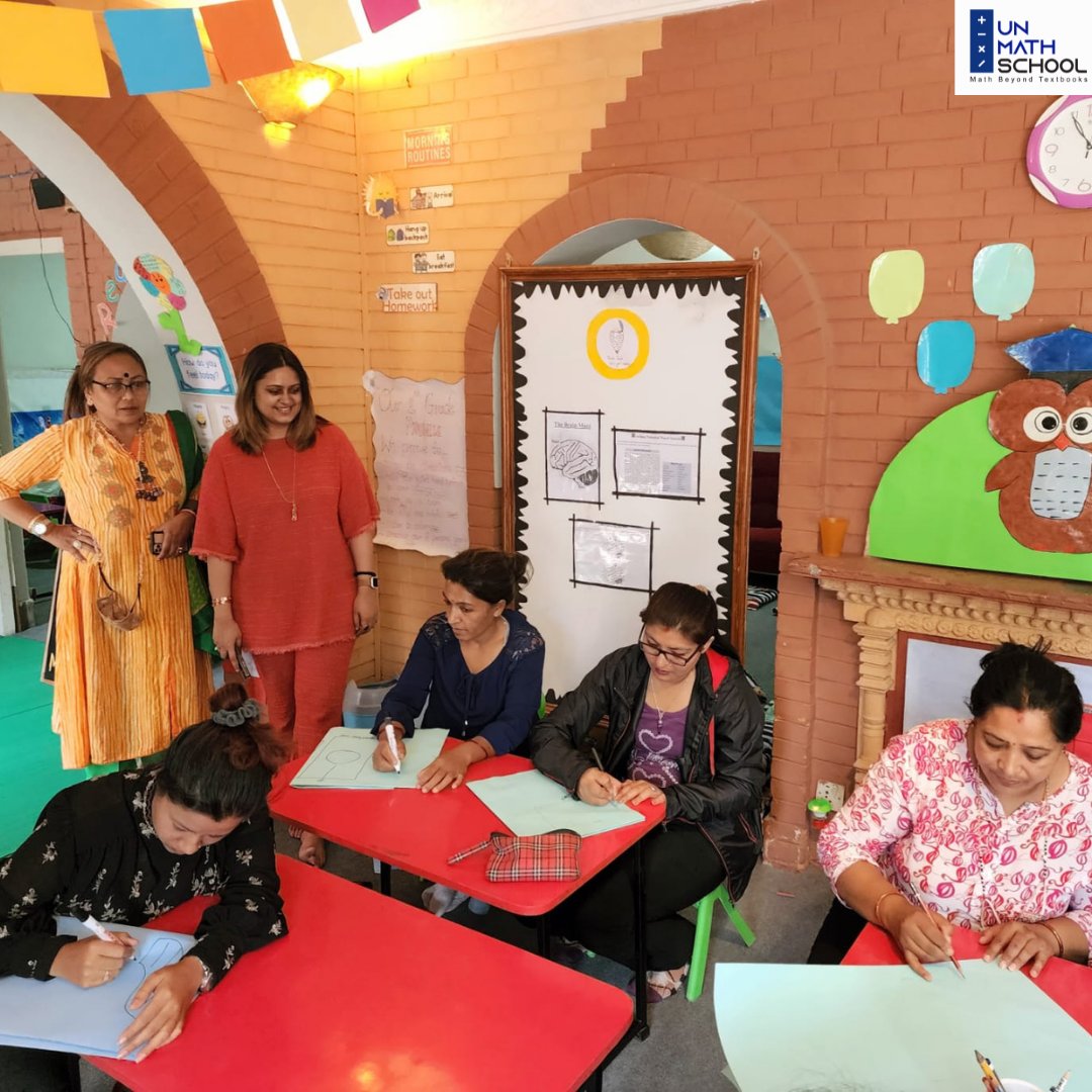 UnmathSchool's tweet photo. Presenting Team UnMath, integrating the modules Math Hotspots &amp; Green Math under the UnMath District Programme by using the Hybrid Model in Shree Shiva Narsing Shikshyalaya, Nepal 🇳🇵 

#mathhotspots #greenmath  #teacherstraining #nepalschools #letsunmath https://t.co/QMkbcZsSBv