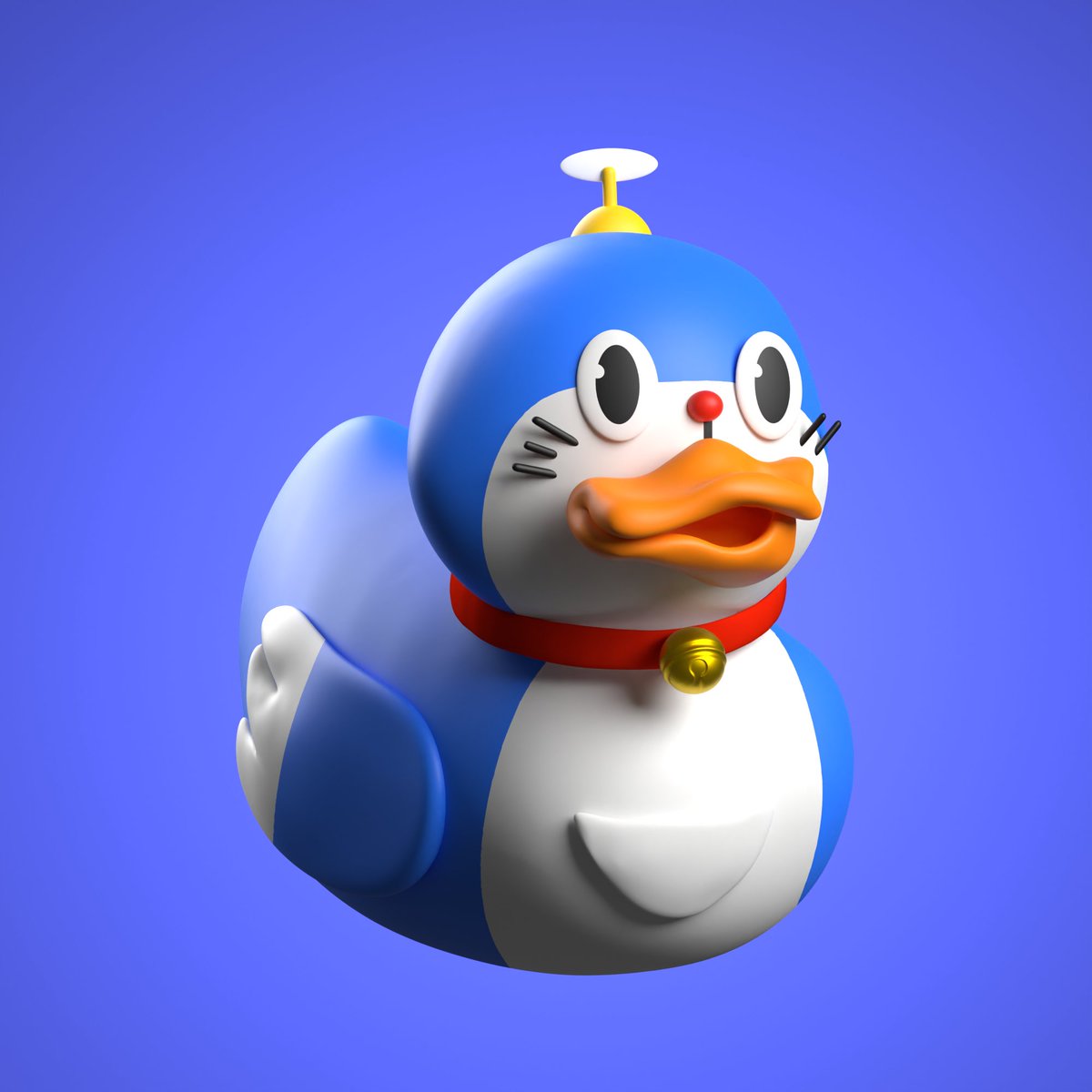 TheCybertom's tweet photo. what's up @jpfuman!!😆Hope you are having a nice day!!
It was a great pleasure to render this cute @RubberduckzNFT into a 3D and hope you love it 🧡

#QUACK #nftart #3dart #NFT https://t.co/tMqXwPhG0B