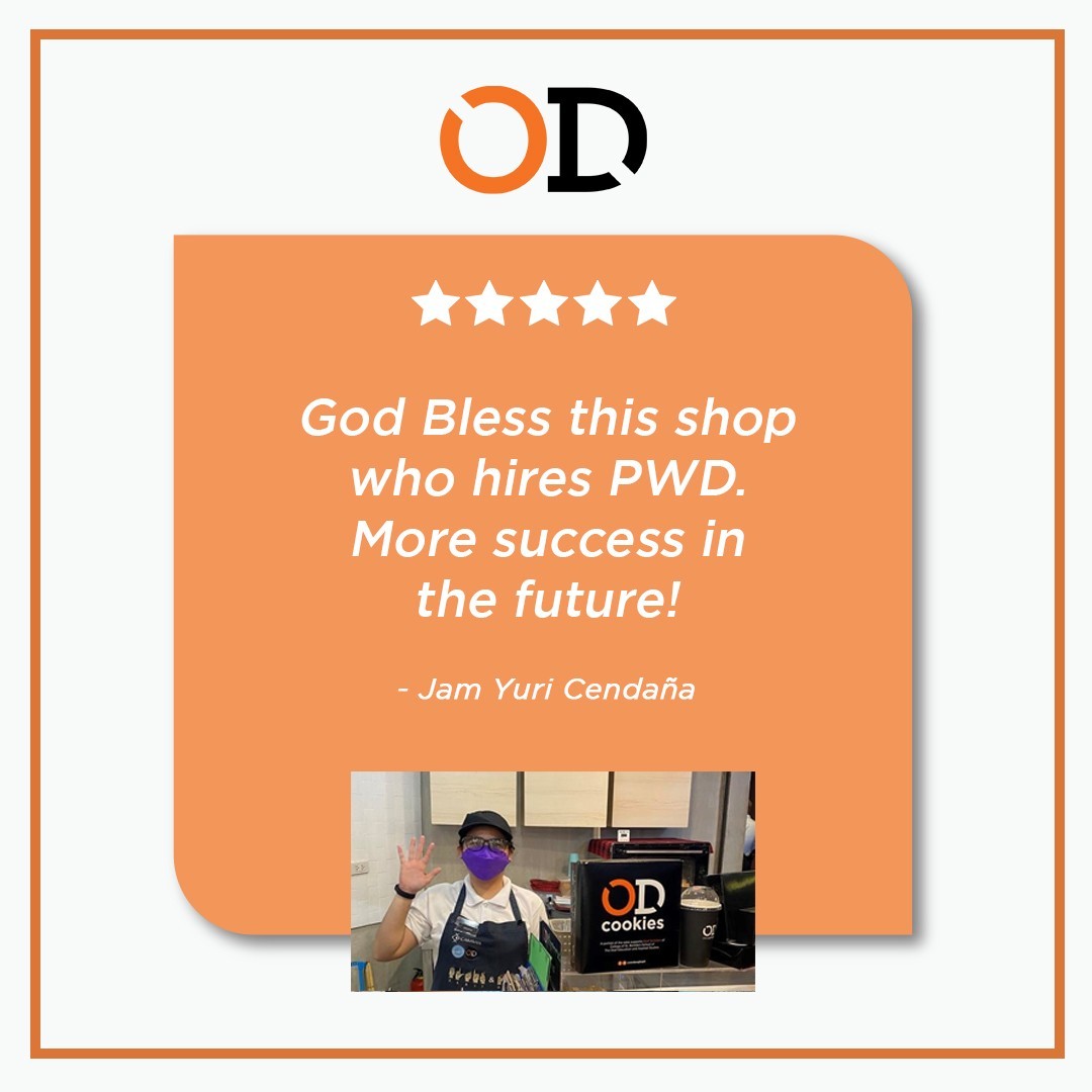 overdoughsph's tweet photo. Thank you so much for your kind feedback, Jam Yuri! We found the positive review you left in our social media account and we can’t thank you enough for taking the time to write it.#Overdoughsph  #DeafPartner #ODCafe #DoingGoodThroughGoodFood #Advocacy #PWD #Inclusivity #Diversity https://t.co/7Dp1Df67KC