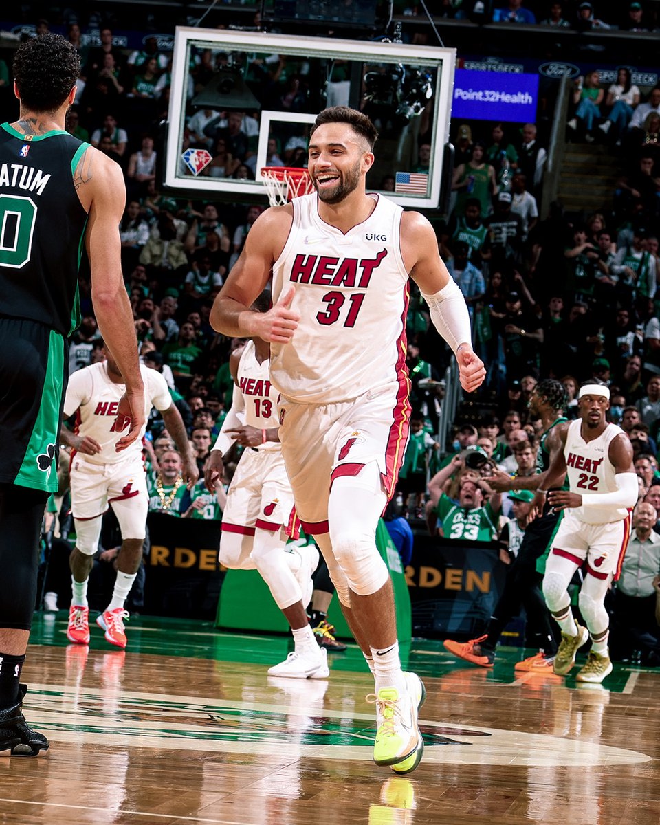 MiamiHEAT's tweet photo. Ended on a 17-6 run. 
In an elimination game.
On the road. https://t.co/LRQDDfsSuP