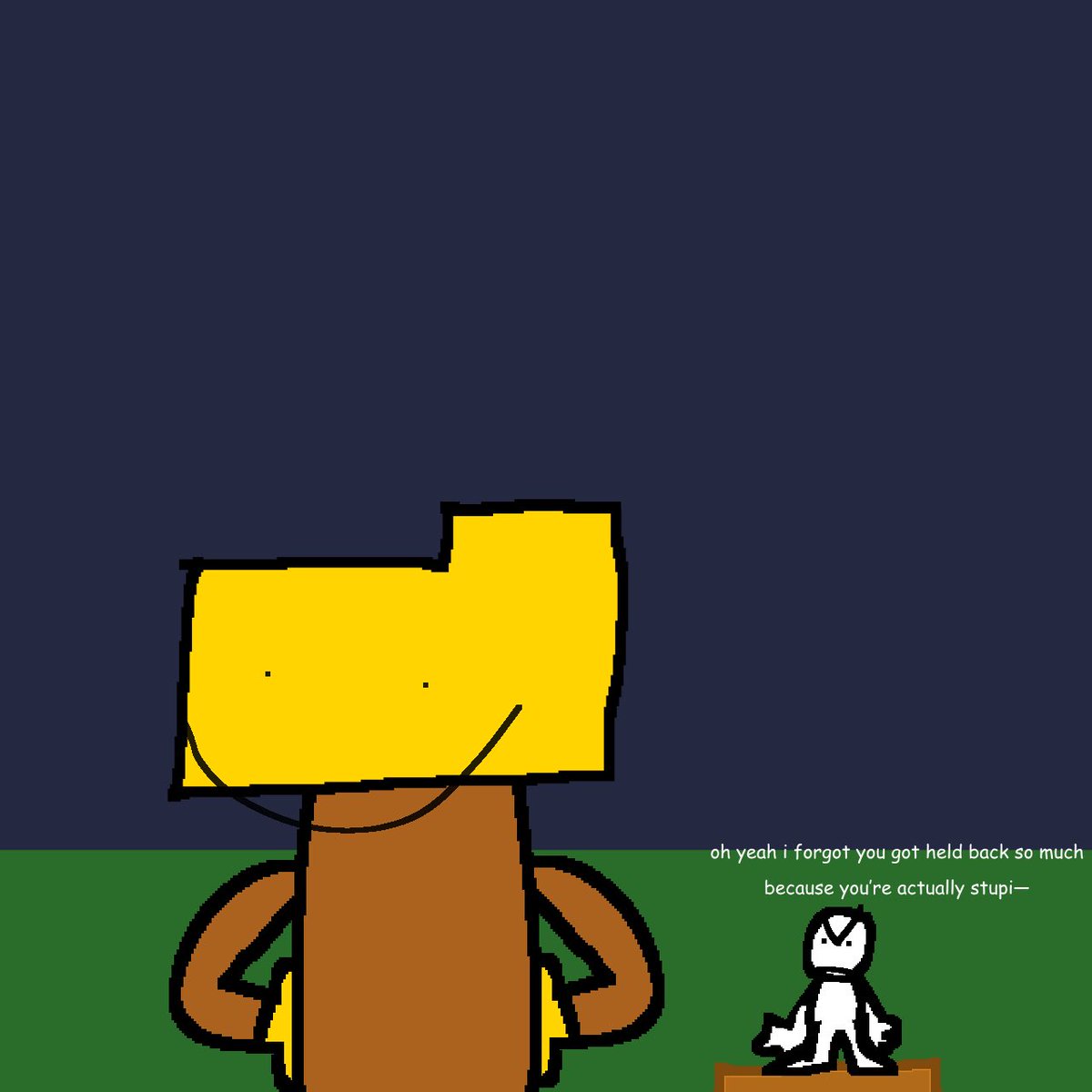 beeixzy's tweet photo. ron fucks up - part one
(1/4)
#LiterallyEveryFNFModEver #BobsOnslaught #fnfbob #bob #comic #webcomic https://t.co/4hvIBMSbck