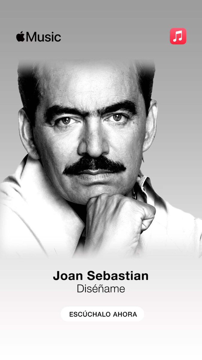 Ya puedes escuchar este maravilloso tema #Diséñame, con un gran arreglo, romántico, listo para dedicárselo a ese gran amor… sólo por Apple Music
apple.co/3GoLBHv