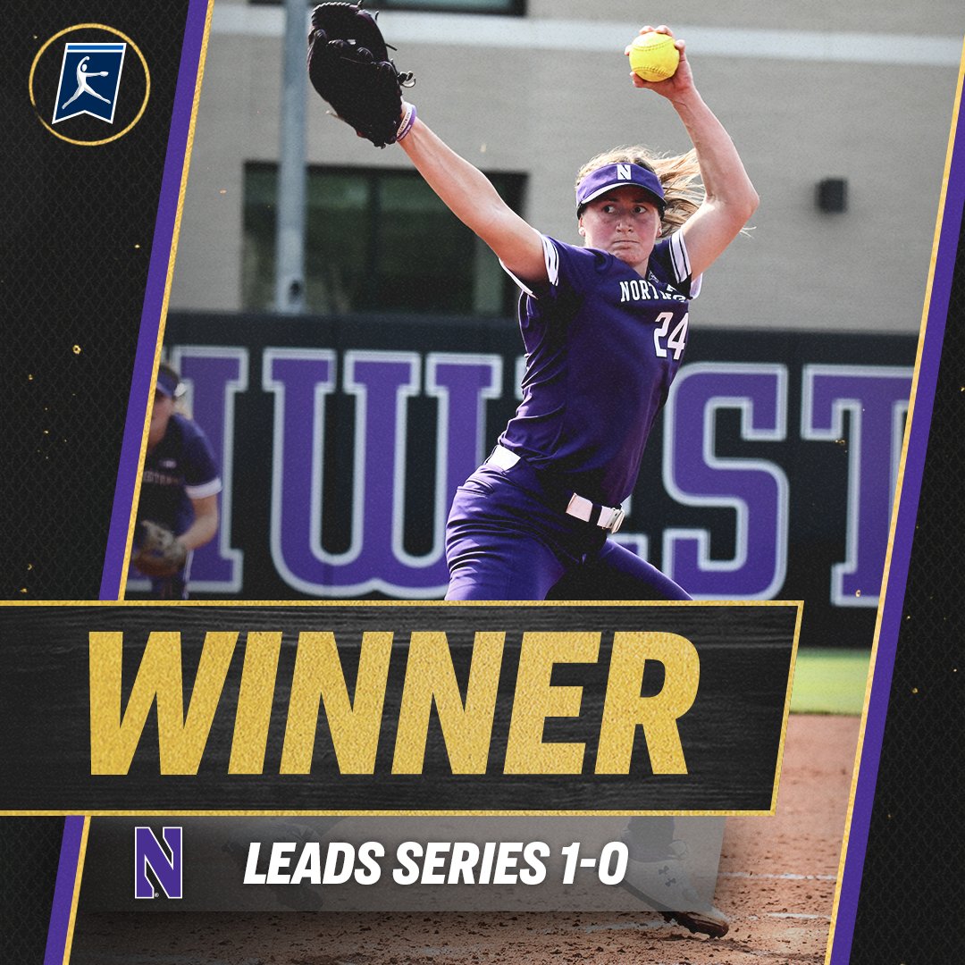 NCAASoftball's tweet photo. CARDIAC CATS 🙀

(9) @NUSBcats erases a 3-0 deficit and outlasts (8) Arizona State, 4-3, in an 11 inning thriller to take the 1-0 series lead in the Tempe Super Regional.

#RoadToWCWS https://t.co/jChipz35Ir