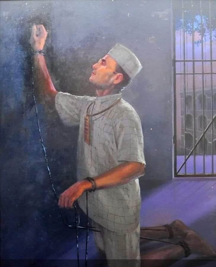 ParasRss's tweet photo. I am not afraid of Muslims.
I am not afraid of Britishers. 
But I am afraid of Hindus against Hinduism. 

#VeerSavarkar https://t.co/6JePO0yOVn