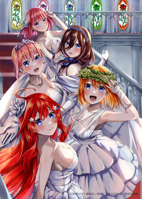 #第二十回塗りマス#五等分の花嫁 最っ高に萌えた塗りマス 