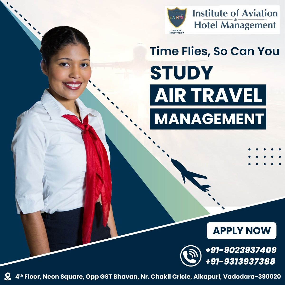 k_iahm's tweet photo. Catch the flight to success and higher the stakes. With air travel management you can be up in the sky. 

📲 +𝟗𝟏-𝟗𝟎𝟐𝟑𝟗𝟑𝟕𝟒𝟎𝟗 | +𝟗𝟏-𝟗𝟑𝟏𝟑𝟗𝟑𝟕𝟑𝟖𝟖

#kiahm #airhostess #cabincrew #airhostesslife #airport #aviation #pilotlife #airportstagram #pilotjob #airline https://t.co/Sg1IR8574M