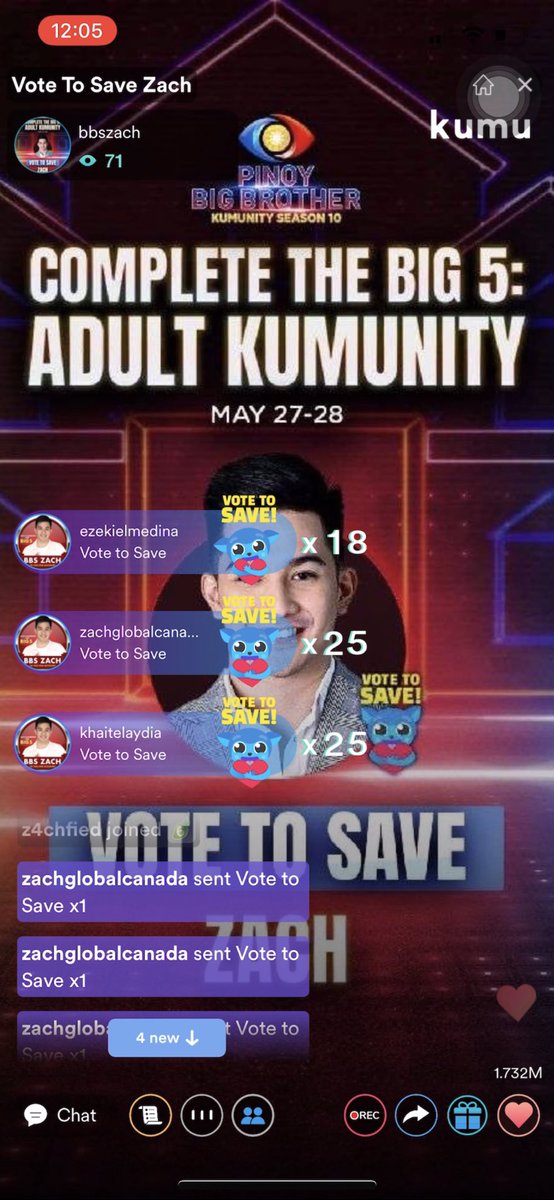 ZachCharmersOFC's tweet photo. BBS ZACH 🙏🏻 
Until 3pm nalang po tayo pwede mag vote ❤️

#PBBKumuTheBig5 https://t.co/0H8sPphwLb