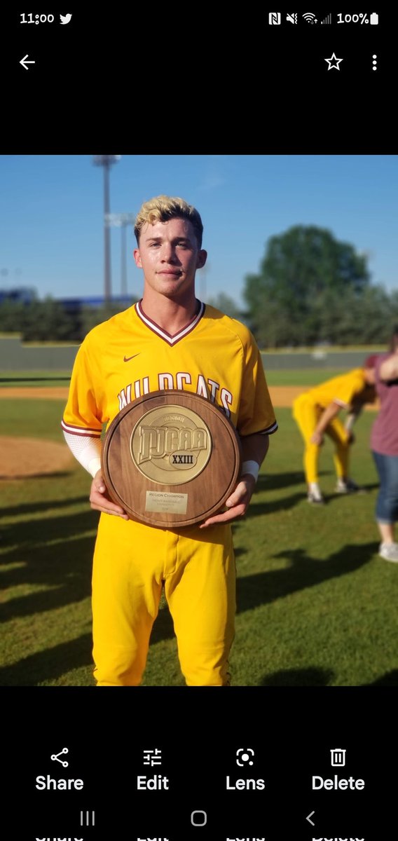 marshaeasterli1's tweet photo. @WXXV25 I remember our boys dying their hair blonde back in 2019 😊 Lots of great memories @PRCC_Baseball https://t.co/oVoZN1rVj2