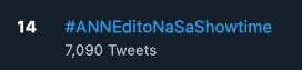 itsShowtimeNa's tweet photo. Trending #14 SPOT WORLDWIDE ang OHT ngayong Sabado na #ANNEditoNaSaShowtime https://t.co/7s7rxI5ZCD