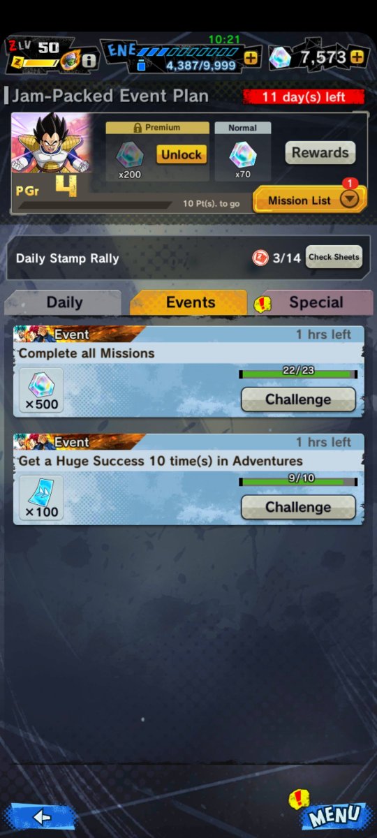 PhoenixHunter22's tweet photo. @DB_Legends This is pain, I used all haste but still. https://t.co/75p9atKl96