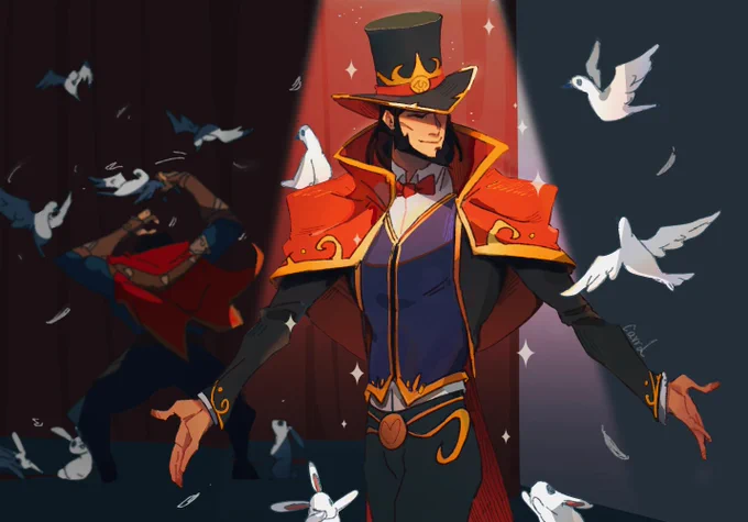 更多掌声和欢呼,谢谢🌹
#Twistedfate #Graves 