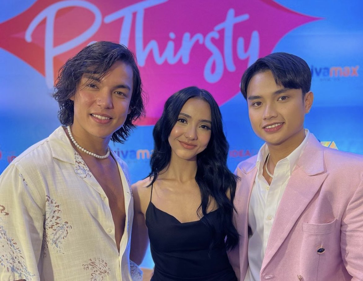 KychMinemoto_'s tweet photo. Really enjoyed my first press conference! 🎥 #PATHIRSTY comes out on @vivamax June 1st!!

Congratulations to our ever incredible team and the most amazing company i've worked for @theideafirst_co , @VivamaxPH

😈 SENDING ALL OUR LOVE xx https://t.co/uqYOwJtvWS