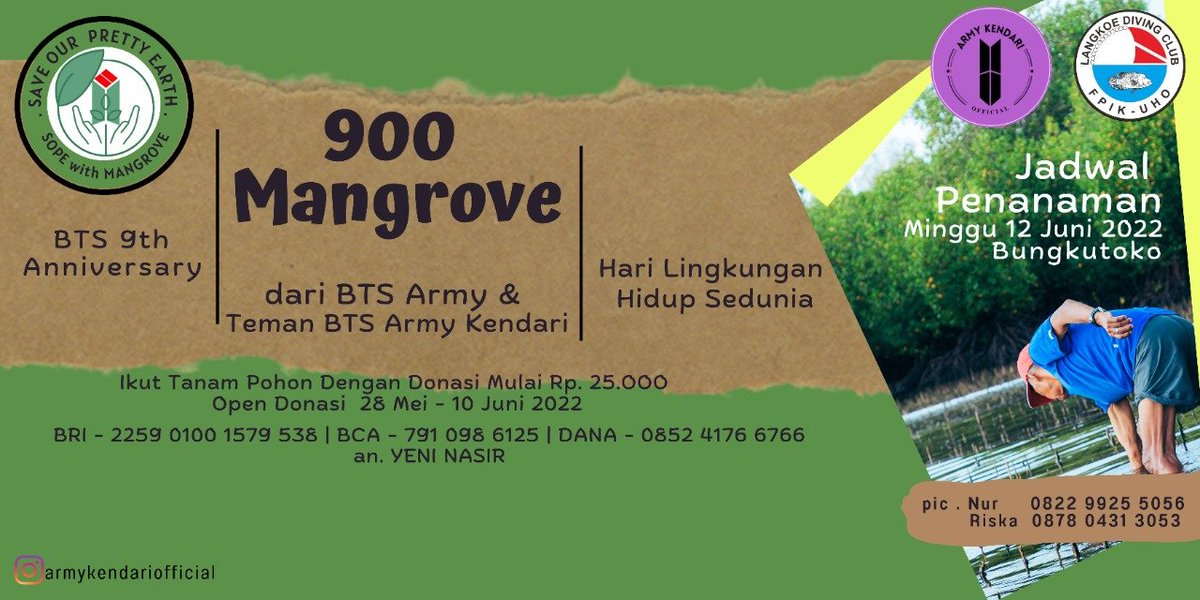 ArmyKendari's tweet photo. Annyeong my...
Yang mau ikut berpartisipasi, silahlan klik linknya https://t.co/YbadVln6U0

#bts #ARMY #armyofficialkendari #annivbangtan #NAMJOON #SEOKJIN #SUGA #JHOPE #JIMIN #TAEHYUNG #JUNGKOOK https://t.co/07qIgowjC4