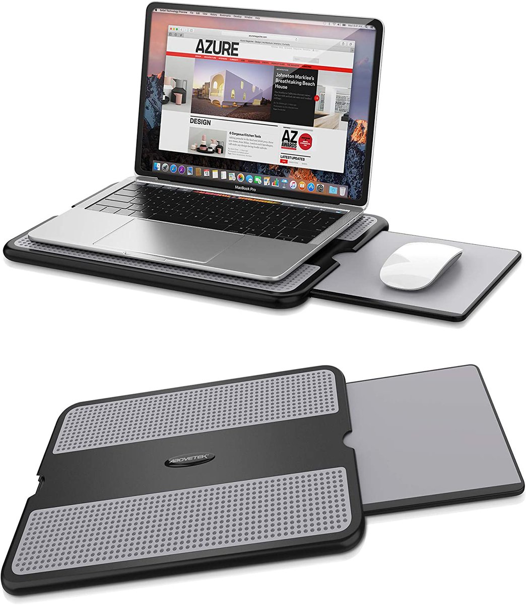 techgadgetsmith's tweet image. Portable Laptop Lap Desk

AboveTEK Portable Laptop Lap Desk w/ Retractable Left/Right Mouse Pad Tray, Non-Slip Heat Shield Tablet Notebook Computer Stand Table w/ Sturdy Stable Cooler Work Surface for Bed Sofa 

buy on amazon

amzn.to/3NCt4tG

#amazon #travel #work