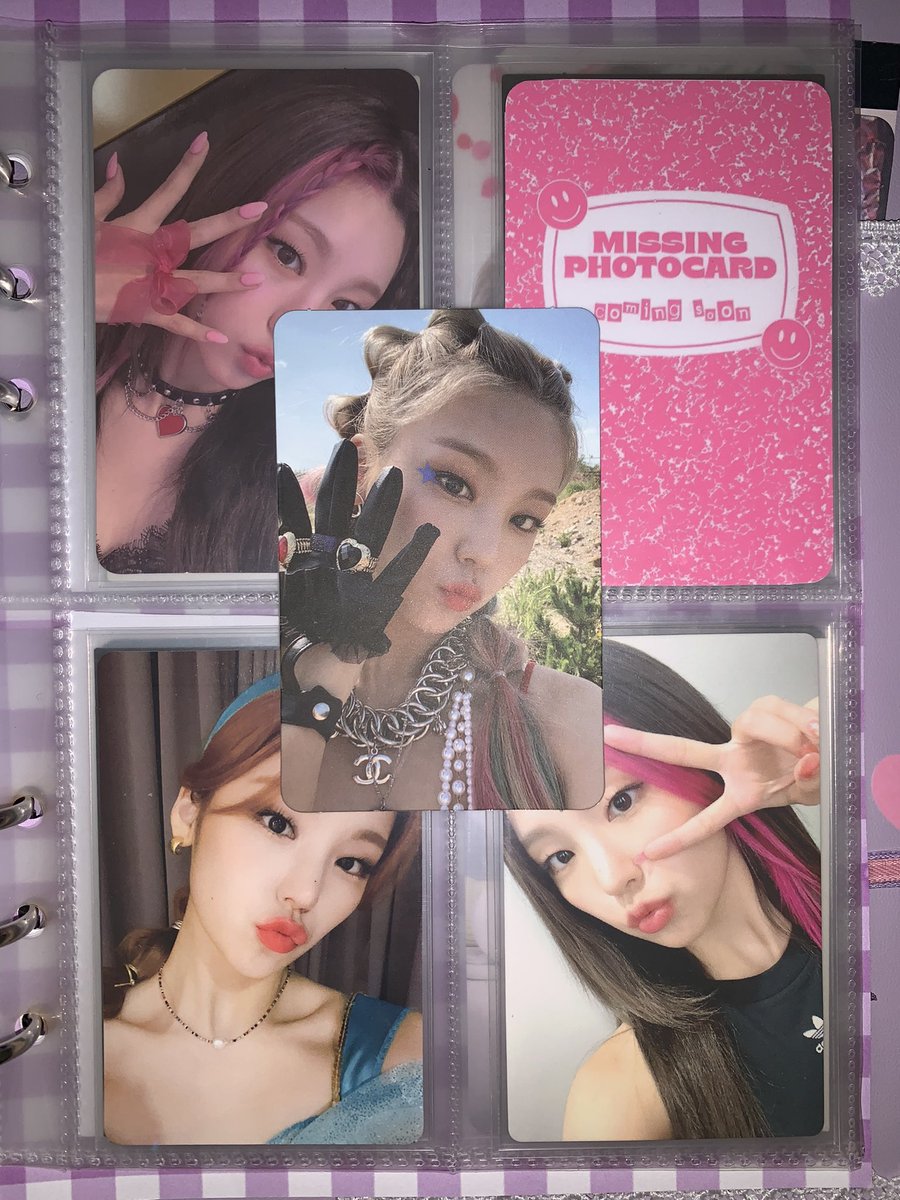 imnotalune's tweet photo. Thank you so much @bop4minyo for trading with meeee 🥹🫶🏻 Yeji arrived safely po tysm for finishing my agenda ❣️

#saintscammer 🥴 https://t.co/RfPabnzY9u