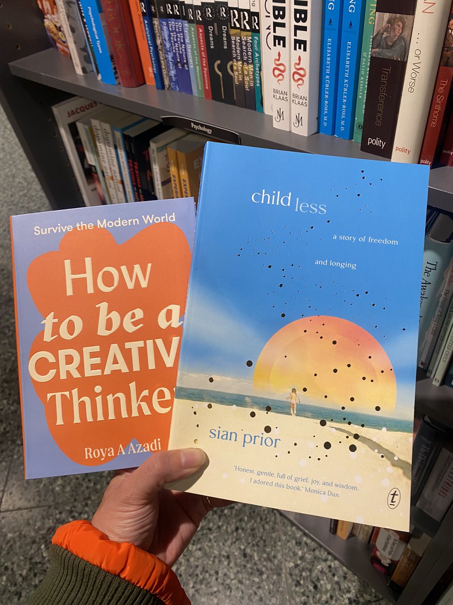 Absolutely tickled to spot both my book and my writing teacher <a href="/sianprior/">Sian Prior</a>’s books at <a href="/ReadingsBooks/">Readings</a>. Do her course!