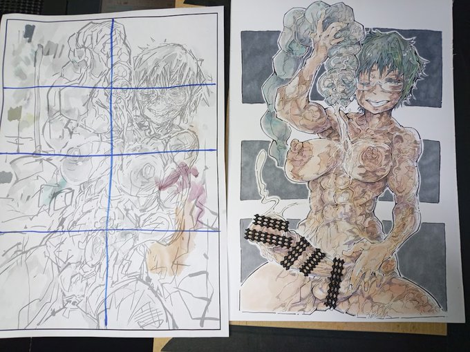 ラフから6倍以上デカくなってた。 