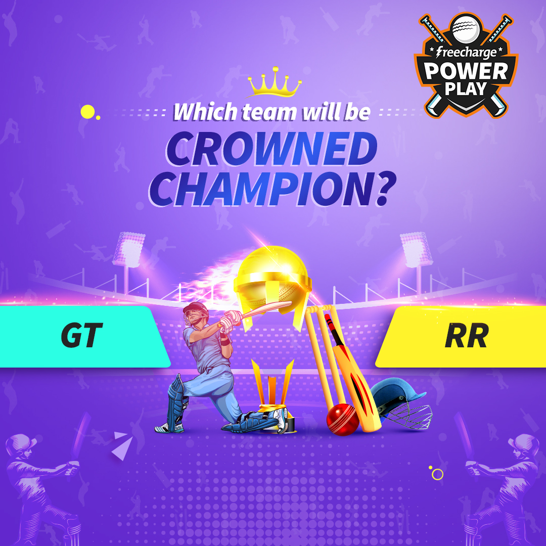 Freecharge's tweet photo. The last night of the tournament can be a lasting night for you with the exciting rewards! Predict the answer to win a voucher worth Rs. 200!
T&C Apply: https://t.co/wTLB2J7gLO
#Freecharge #FreechargePowerPlay #IPL #Finals #GTvsRR #Contest #ContestAlert #ContestIndia https://t.co/GmQWYqAHCc