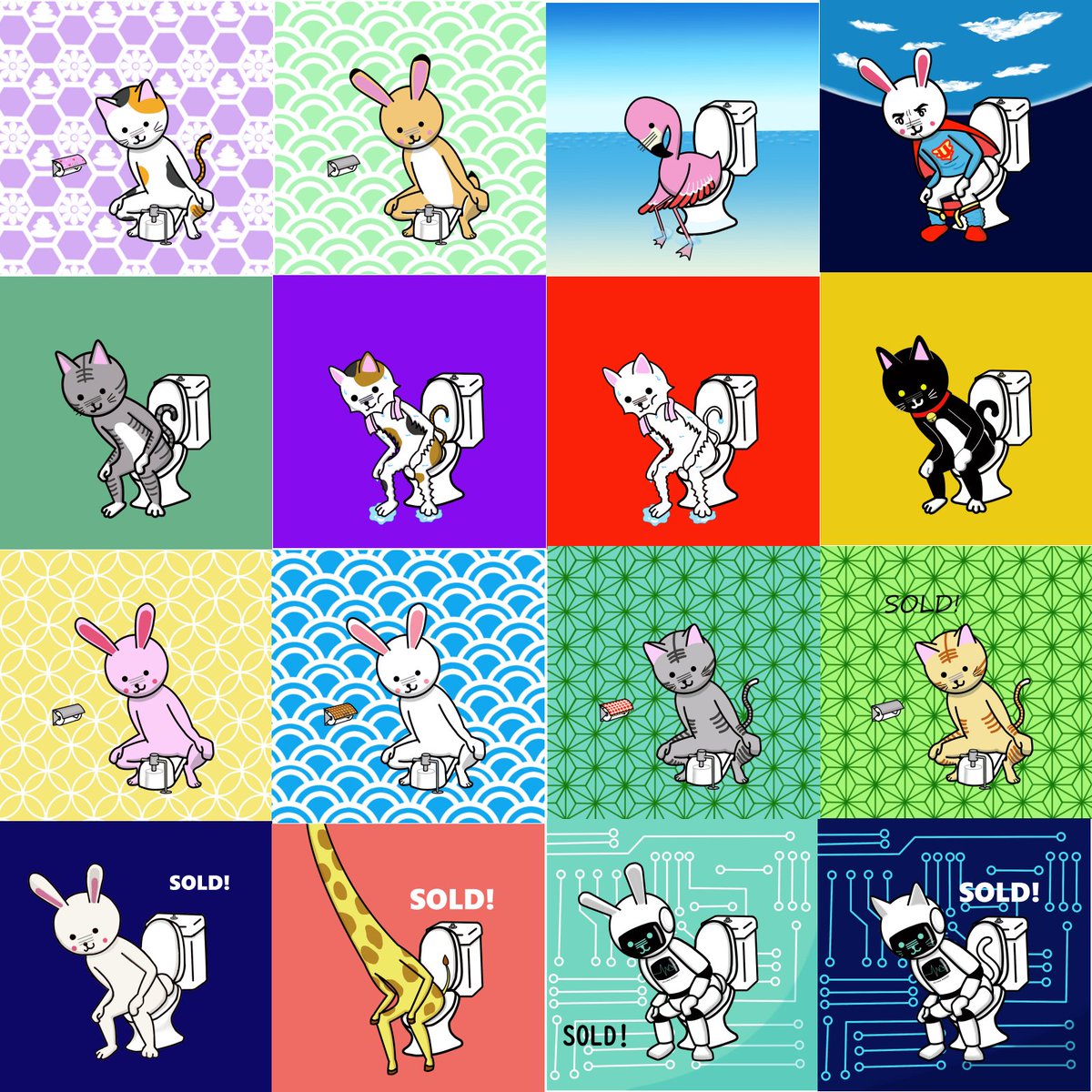SaveOurAsshole's tweet photo. @eggcats_NFT こんにちは。
生きとし生けるもの全てに弱い処があるというメッセー痔を込めた作品で他と競合しない唯一無二のNFTです。
29匹お迎え頂いており、全て一点物です。
0.002-0.005ETH/POLY
特典あります。
パンチのあるNFTをコレクションへどうぞ!
https://t.co/qzrjLuZZLTｇｖ https://t.co/hvKwRUGnWc
