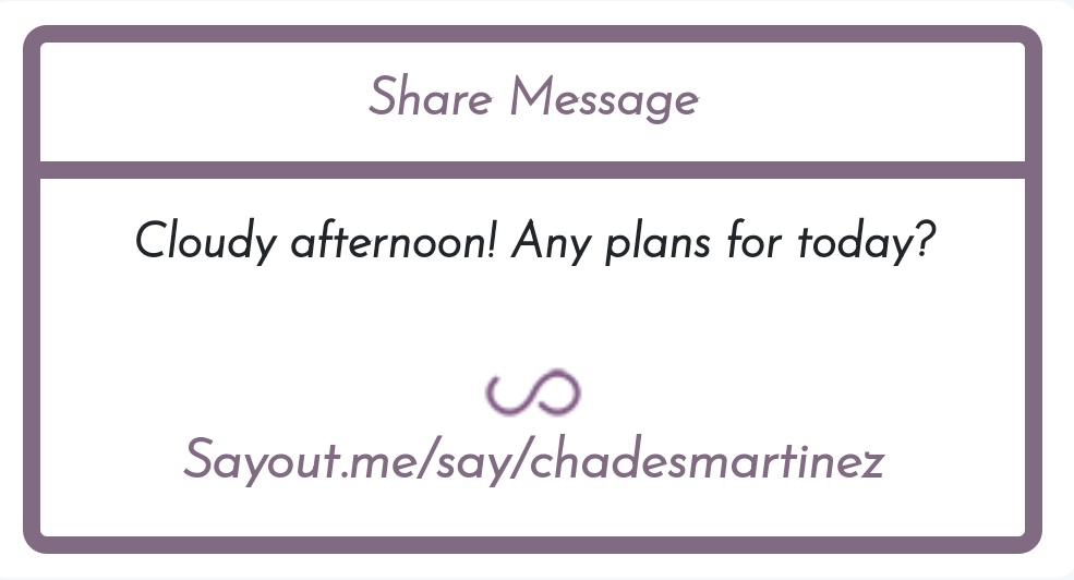 yeah, it's so cloudy. i'm going to watch stranger things today hahaha 

sayout.me/say/chadesmart…