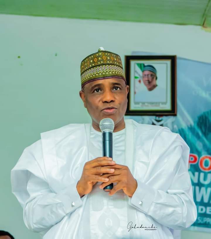 stwurno's tweet photo. JUST IN: Mohammed Hayatuddeeen stepped down for Gov. Tambuwal. 2023 is assured inshaAllah. An fara🥂Its #TambuwalOClock⏲ https://t.co/Wae5GbmSZm