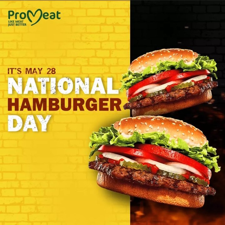 ProMeatFoods's tweet photo. What's your favorite topping on your 🍔🍔? 

Whether you're a ketchup lover or you love mustard, don't forget to use the hashtag #NationalHamburgerDay so that we can see what you're up to. 
.
.
.
#nationalhamburgerday #burgerlove #hamburgers #burgerlife #innoutburger #burgerday https://t.co/aJjAy3D8DJ