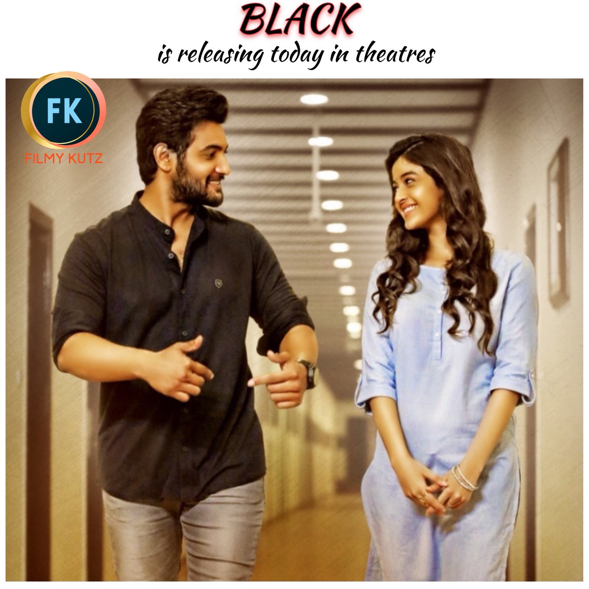 FilmyKutz's tweet photo. #AadiSaiKumar and #DarshanaBanik starrer #Black is releasing today in theatres.
A movie by #GBKrishna
Music by #SureshBobbili https://t.co/xZorERn3mN