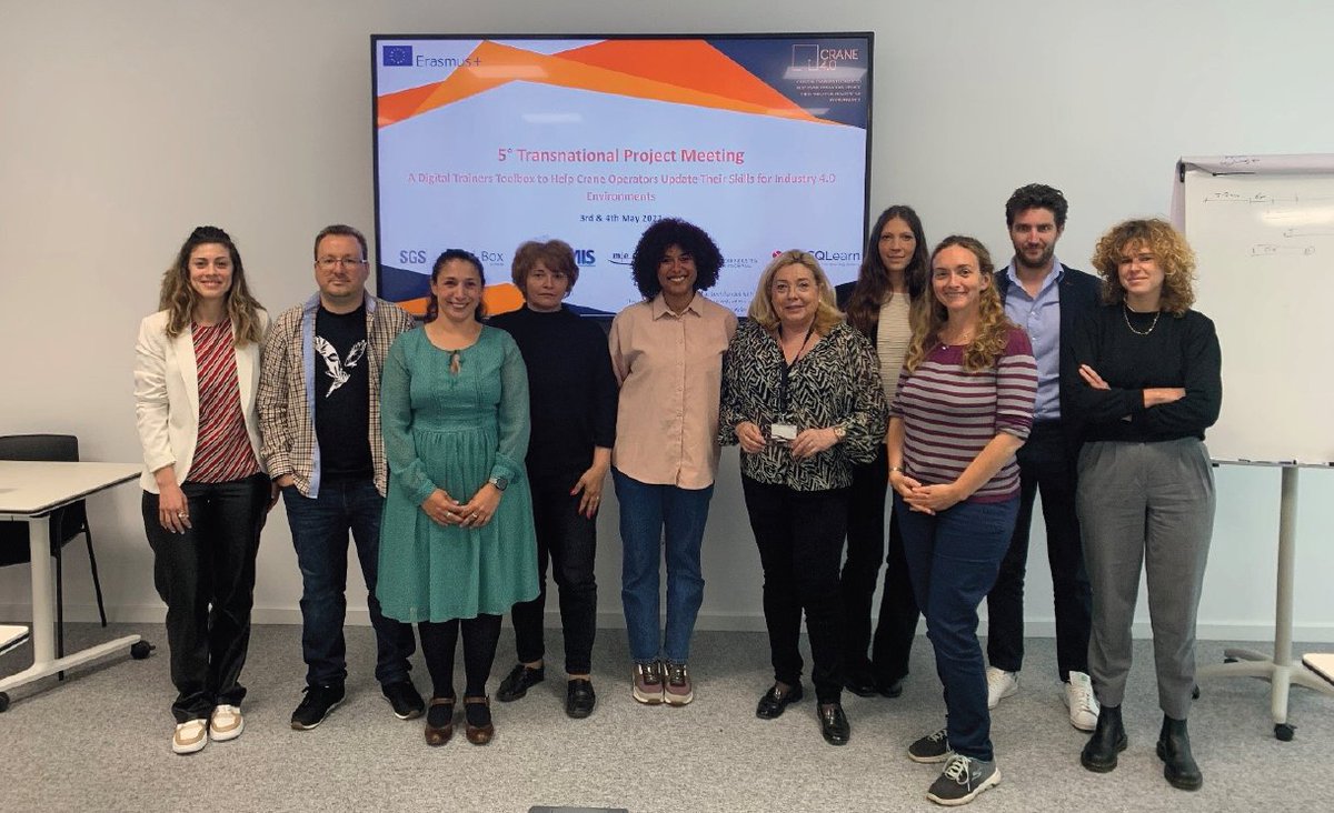 erasmuscrane40's tweet image. On the 3rd and 4th of May, the transnational partner meeting was held. During this meeting the 2nd and 3rd IO's were finalised and the way forward was discussed

#ErasmusPlus #crane40 #Industry40