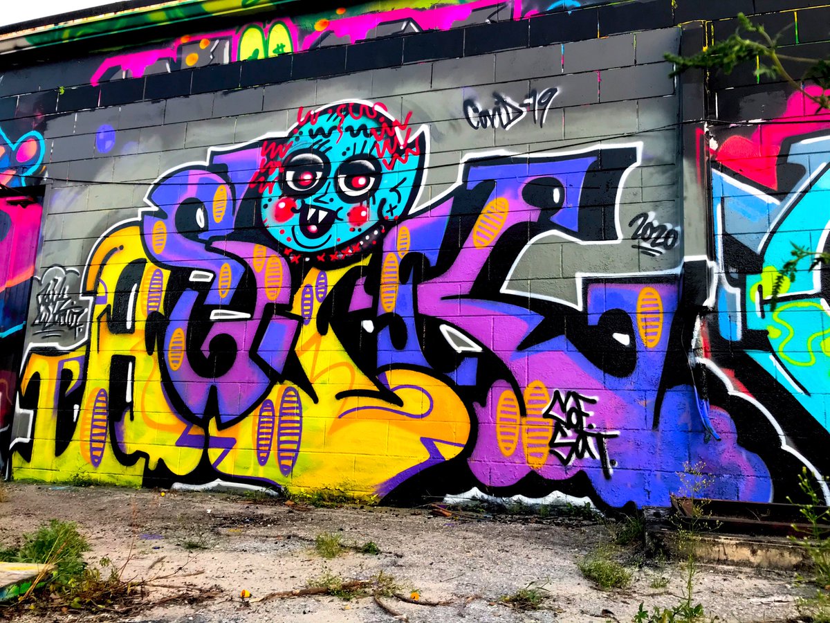 Asik &amp; Lulu <a href="/LKathulu/">Lulu Kathulu | 1/1 Nft Artist</a> <a href="/A_Sick_Co/">AsikOne</a> #MiamiGraffiti #Miami #Graffiti