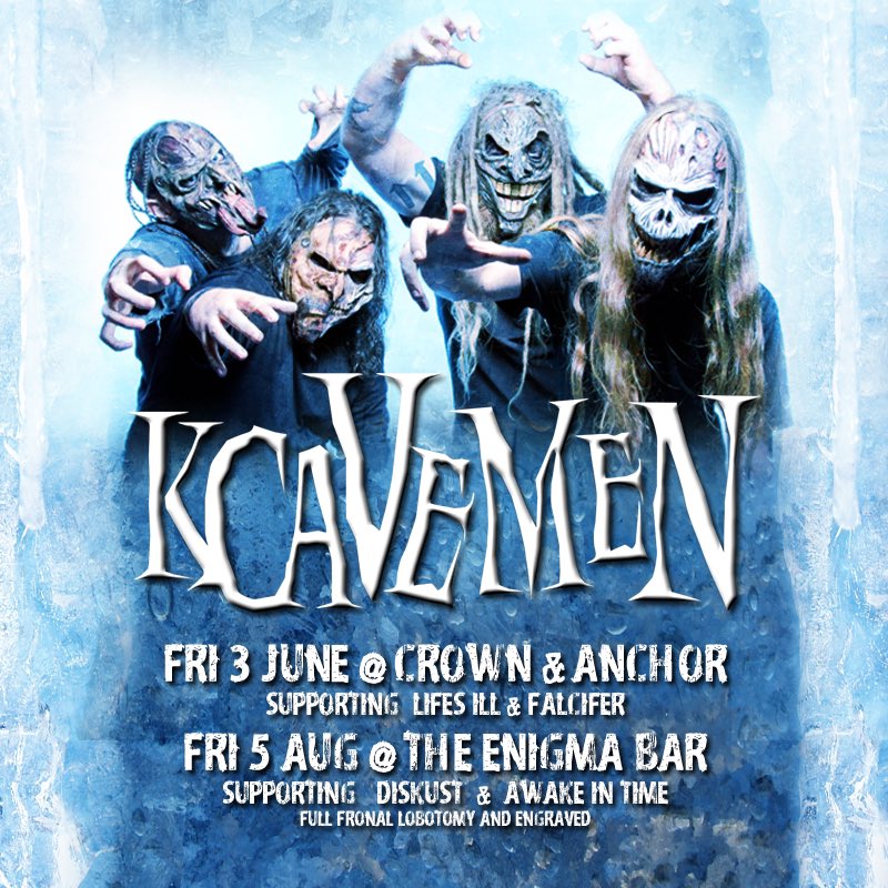UPCOMING ADELAIDE SHOWS supporting Lifes ill and diskust. Tickets on sale now 🤘🥶🤘 #kcavemen