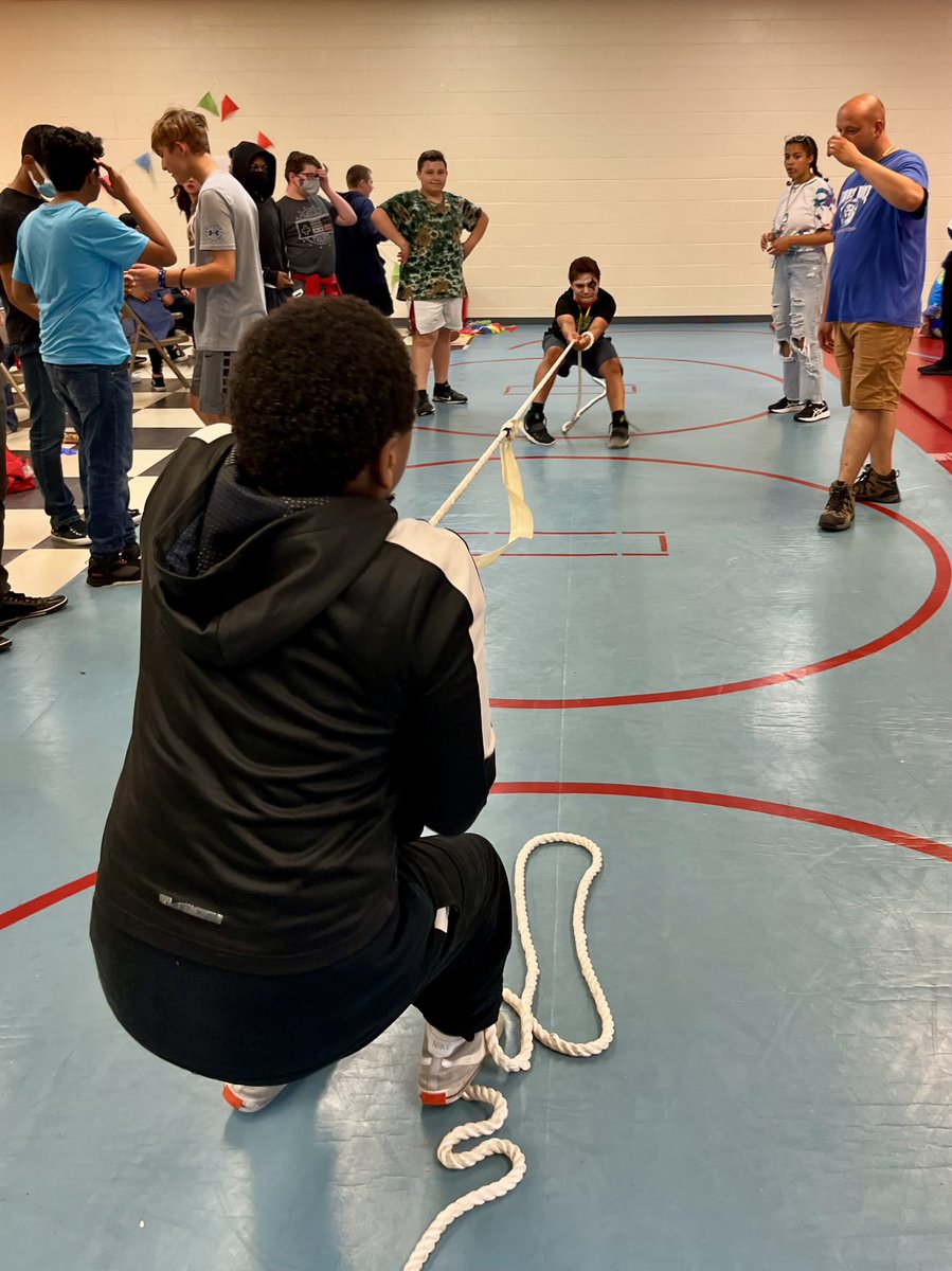 6th &amp; 7th Grade Field Day was moved inside again this year, due to the rain—but…our Lions made the best of things! Thank you, RBMS PTA! #endofschoolyearmemories #indoorfielddaysuccess