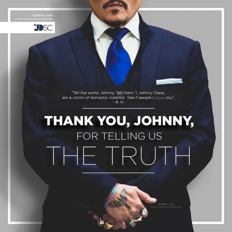 Clippy_Paper's tweet photo. #TeamJohnnyDepp

Thank You Johnny for doing exactly as she said, telling the world. 

I hope you see people do believe you. 

Committing domestic violence is wrong. Lying about domestic violence is wrong. Attempting to shame one's victim into silence is wrong. https://t.co/hSIQU20XCF