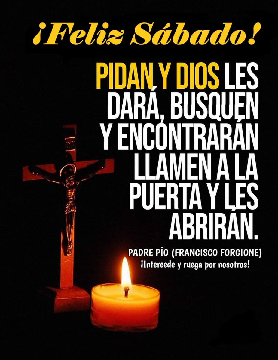 RuizHurtadoRE's tweet photo. VEN ESPÍRITU SANTO, VEN A MI CORAZÓN!
"#NoTeAbandones a la tristeza, porque el Señor está siempre con nosotros" -PADRE PIO https://t.co/q5n4iBVUpl