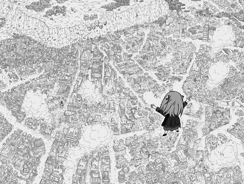 kimicalist's tweet photo. Anya: shinra tensei https://t.co/m70tFvGFCp