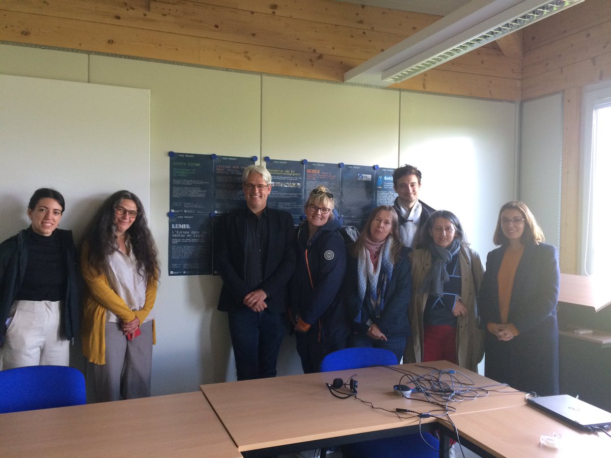 lradgag's tweet photo. Fin de séjour de recherche à Europa-Universität Flensburg, projet #Direpa-COMETE, avec notre réseau #Lemel. Merci Hedwig Wagner pour l’accueil et #DAAD et #Procope pour le financement. #medias #guerre #commemoration #discours #Europe Équipe française du #LT2D https://t.co/bPpSzQTzOA
