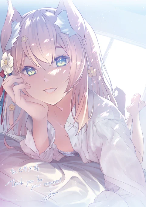 Skebが5月28日0時から5月31日23時59分までの間、リクエスト手数料を何件でも無料キャンペーンやっているみたいなのでこの機会にぜひー。
なぜか寝起きYシャツのシチュエーション依頼が多いです笑
https://t.co/TWXijQMoMZ 