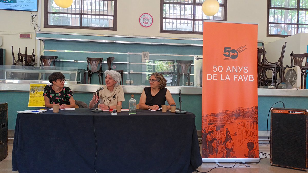 Marie_igles's tweet photo. Una molt bona reflexió sobre la participació amb @LaLaieta_   Berta Cendròs i Anna Menendez #50AssembleaFavb https://t.co/8PT8cBdDeR