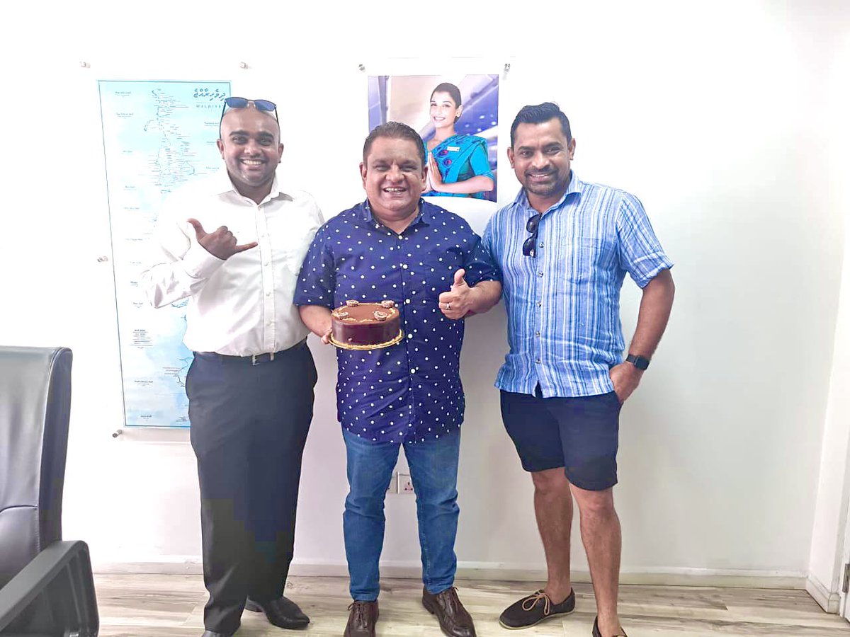 fawzieUL's tweet photo. Thank you @SureshDissanay8 and @Adaaranmaldives Team for making it extra special! 🙏🏼 ! #BirthdaySpecial #AdaaranResort #Maldives https://t.co/Iq54dto38r