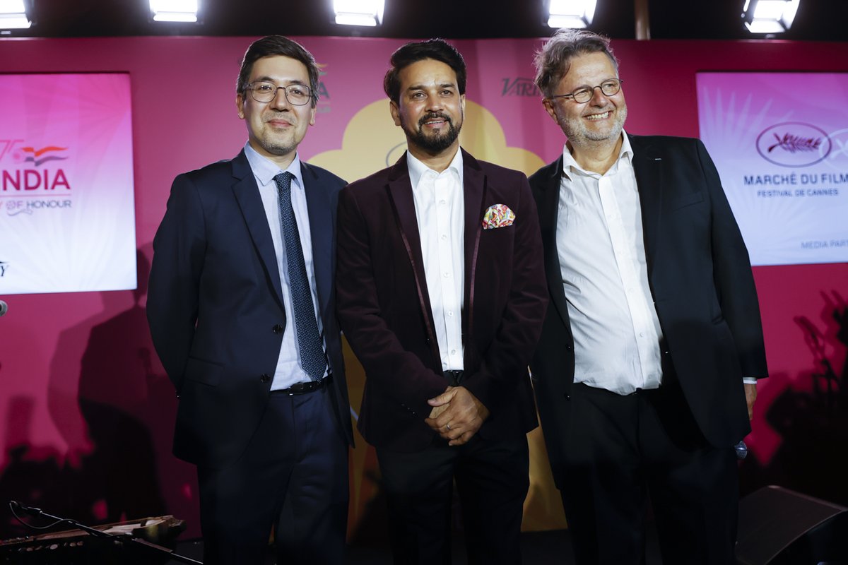 Marché du Film (@mdf_cannes) on Twitter photo It was marvelous to see Indian representation on full display at #MDF22! Thank you India — it was an absolute pleasure hosting you as our Country of Honour at <a href="/mdf_cannes/">Marché du Film</a> <a href="/Festival_Cannes/">Festival de Cannes</a>! 🇮🇳 <a href="/ianuragthakur/">Anurag Thakur</a> <a href="/arrahman/">A.R.Rahman</a> <a href="/prasoonjoshi_/">Prasoon Joshi</a> <a href="/rickykej/">Ricky Kej</a> <a href="/vanityparty/">Vani Tripathi Tikoo</a> <a href="/shekharkapur/">Shekhar Kapur</a> <a href="/MIB_India/">Ministry of Information and Broadcasting</a> It was marvelous to see Indian representation on full display at #MDF22! Thank you India — it was an absolute pleasure hosting you as our Country of Honour at <a href="/mdf_cannes/">Marché du Film</a> <a href="/Festival_Cannes/">Festival de Cannes</a>! 🇮🇳 <a href="/ianuragthakur/">Anurag Thakur</a> <a href="/arrahman/">A.R.Rahman</a> <a href="/prasoonjoshi_/">Prasoon Joshi</a> <a href="/rickykej/">Ricky Kej</a> <a href="/vanityparty/">Vani Tripathi Tikoo</a> <a href="/shekharkapur/">Shekhar Kapur</a> <a href="/MIB_India/">Ministry of Information and Broadcasting</a>