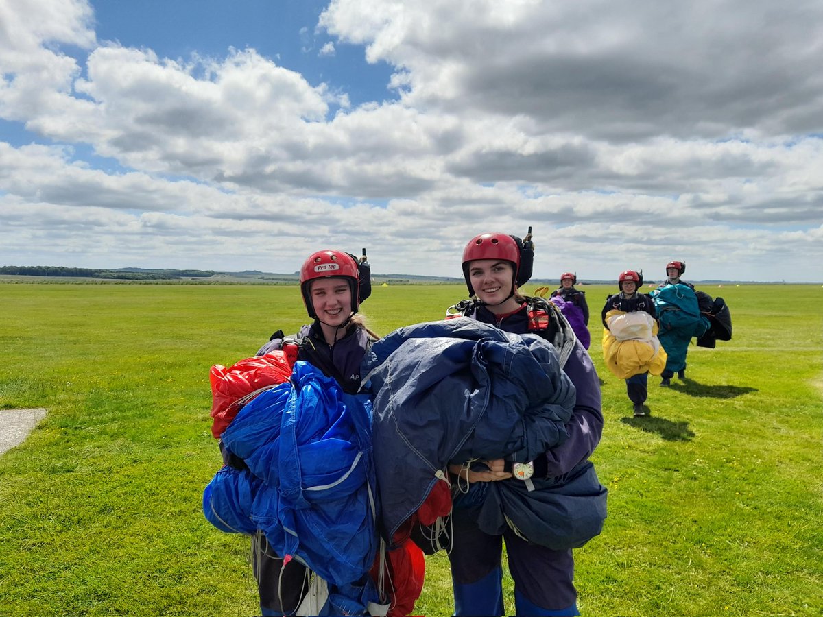 benendenschool's tweet photo. Two of our Six Two Cadets have just completed their first static line parachute jump. We'll done to Mira and Fran! 
#combinedcadetforce
#Netheravon https://t.co/J1PFOrob0p