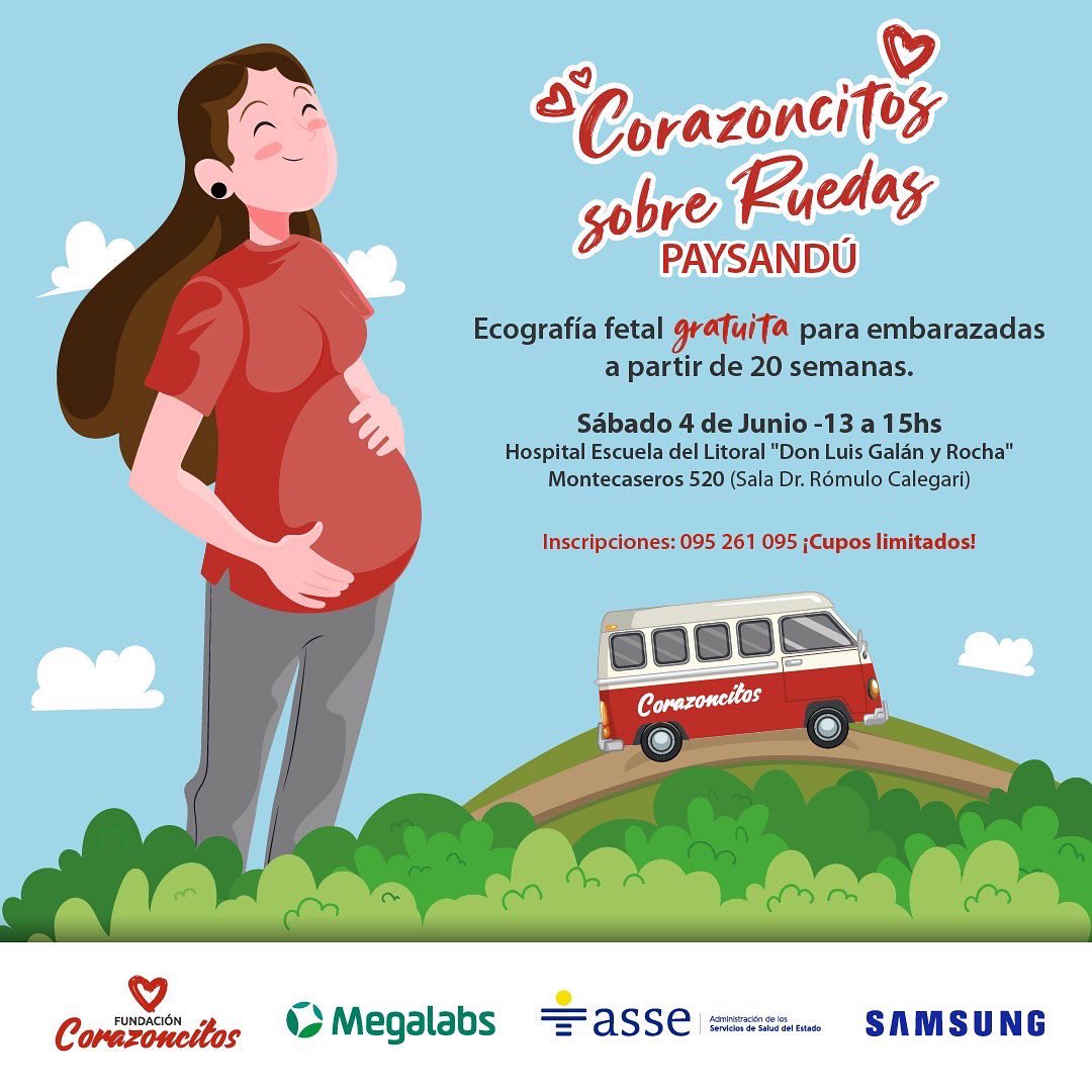 HospitalPaysan1's tweet photo. ❤️ Corazoncitos sobre ruedas Paysandu ❤️

 Los invitamos el 4 de junio de 9 a 15 hrs
 Inscripciones abiertas  hasta el 1/6 ( 095261095) Cupos limitados !

#hospitaldepaysandú https://t.co/zZOyKnbxRO